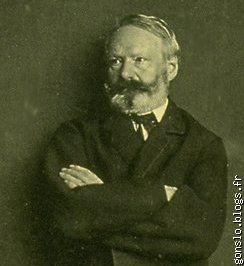Victor Hugo photographié par E. Bacot au cours de l'exil